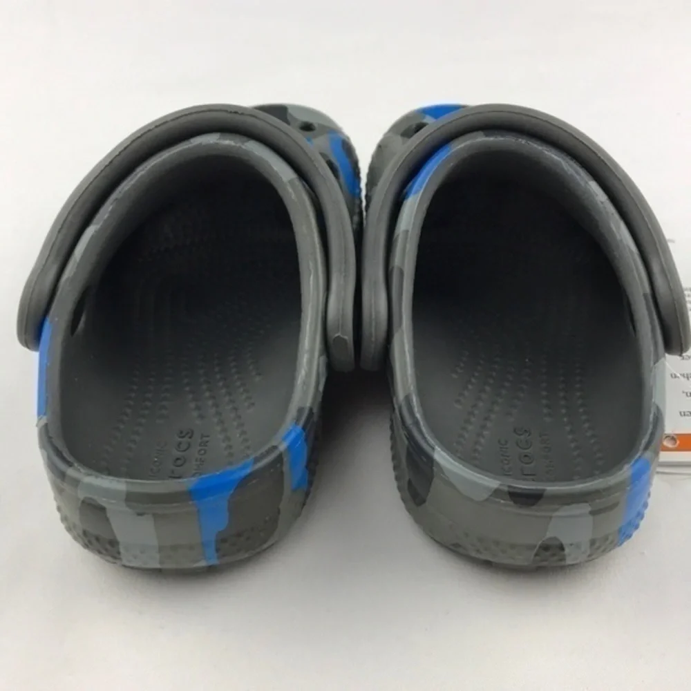 Crocs - Baya, blue camo. Size: C5. Size Chart in pics. NWT Firm! No offers!
